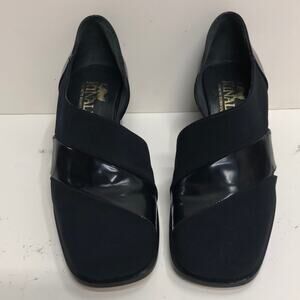 Maripe Made in Italy Navy Matte Mid Heel Pump
